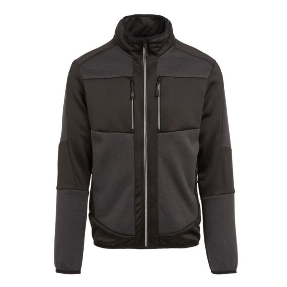 Regatta Professional Unisex Adult Knitted Stretch Midlayer / Ash/Black